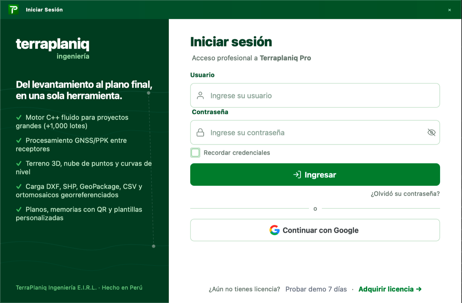 Acceso profesional multiplataforma